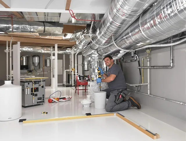 Professional duct sealing service by Uxbridge Air Duct Cleaning in Uxbridge