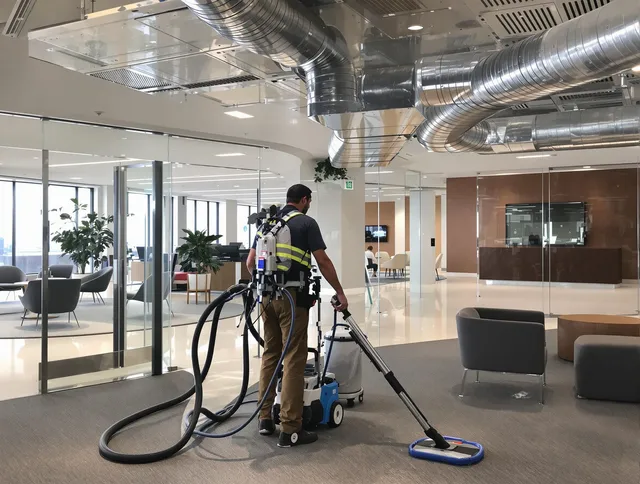 Commercial duct cleaning service by Uxbridge Air Duct Cleaning in Uxbridge