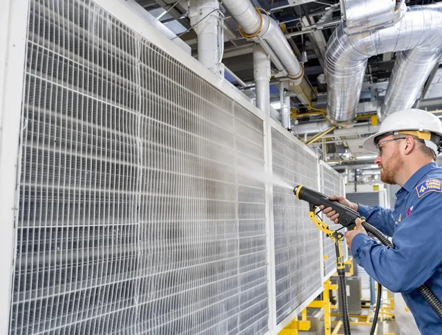 Professional commercial coil cleaning by Uxbridge Air Duct Cleaning in Uxbridge